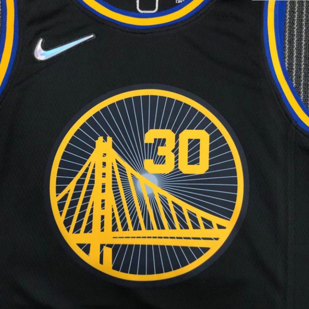 Men's Golden State Warriors Stephen Curry #30 Black 2021/22 Swingman Jersey - City Edition-Pro Kit Vault | Brand New 26/27 Sports Jerseys